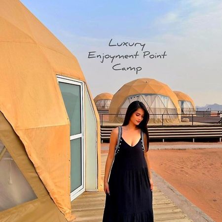 와디럼 Luxury Enjoyment Point Bubbles Camp B&B 외부 사진