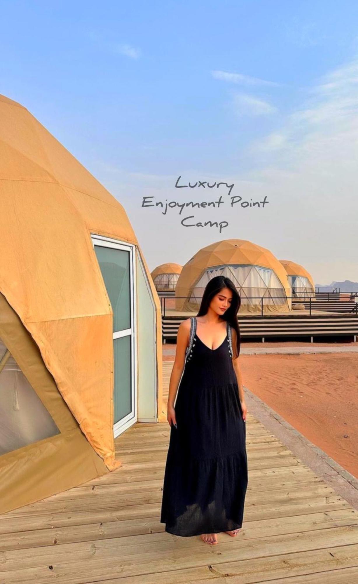 와디럼 Luxury Enjoyment Point Bubbles Camp B&B 외부 사진